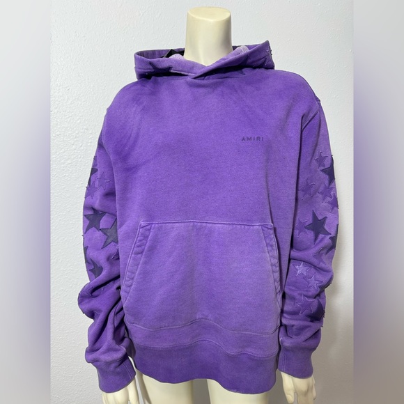 NWT Amiri Pigment Spray Star Hoodie - Picture 1 of 16